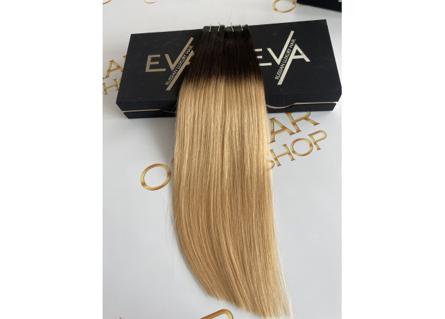 Extensii Tape-in Russian Hair Ombre #1B/#24